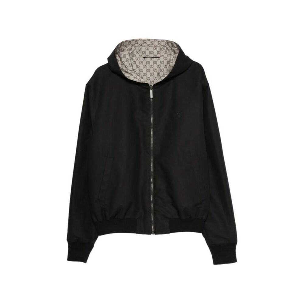 Gucci Black Jackets - Hooded Jackets Men